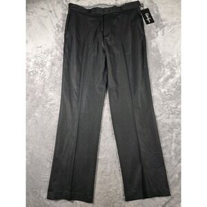 NWT Walter Hagen Perfect 11 Black Golf Pants Mens 35x32 Moisture Wicking/Stretch